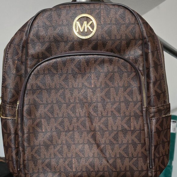 Michael Kors Brown Backpack - Picture 1 of 3